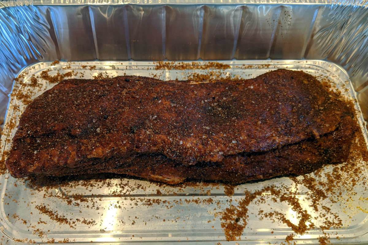 Pork Tenderloin Prepared for Smoking